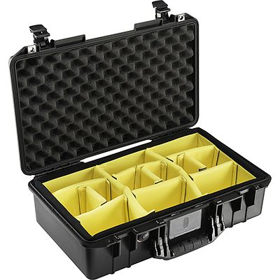 Foto van Peli 1525 air case 521 x 287 x 171 mm met dividers