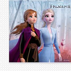 Foto van 60x disney frozen 2 themafeest servetten 33 x 33 cm papier - feestservetten