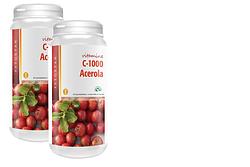 Foto van Fytostar vitamine c-1000 acerola kauwtabletten - duoverpakking