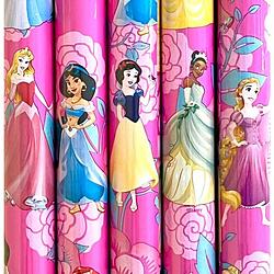 Foto van Prinsessen disney princess inpakpapier cadeaupapier - 2 meter x 70 cm - 5 rollen