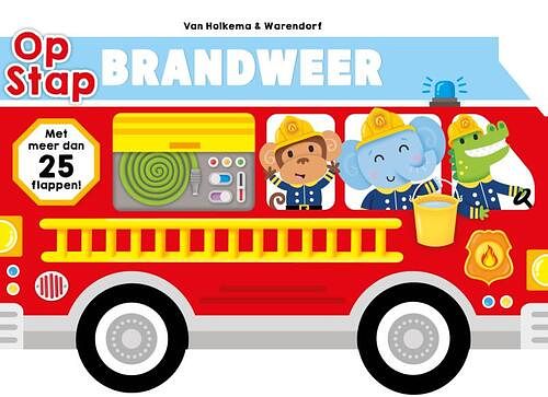 Foto van Op stap brandweer - roger priddy - kartonboekje;kartonboekje (9789000375622)