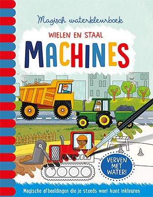 Foto van Magisch waterkleurboek machines - hardcover (9789463547154)