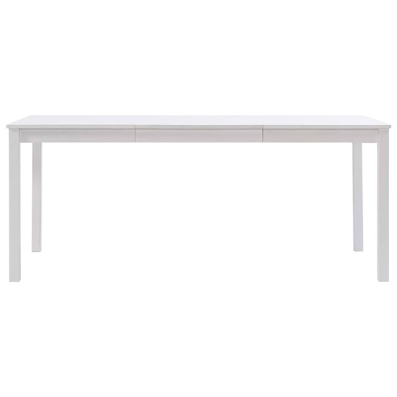 Foto van The living store eettafel grenenhout - keuken/eetkamer - 180 x 90 x 73 cm - wit