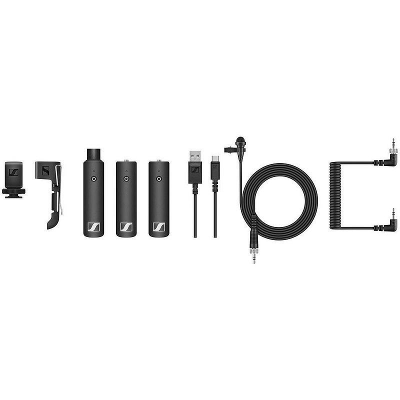 Foto van Sennheiser xsw-d portable eng set dasspeld draadloze microfoonset zendmethode:radiografisch