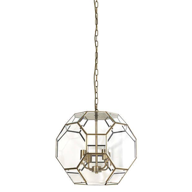 Foto van Light & living - hanglamp lennox - 34x34x40 - brons