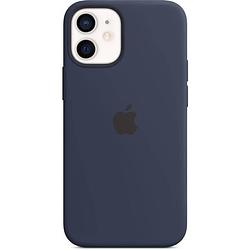 Foto van Apple iphone 12 mini siliconen hoesje met magsafe - marineblauw