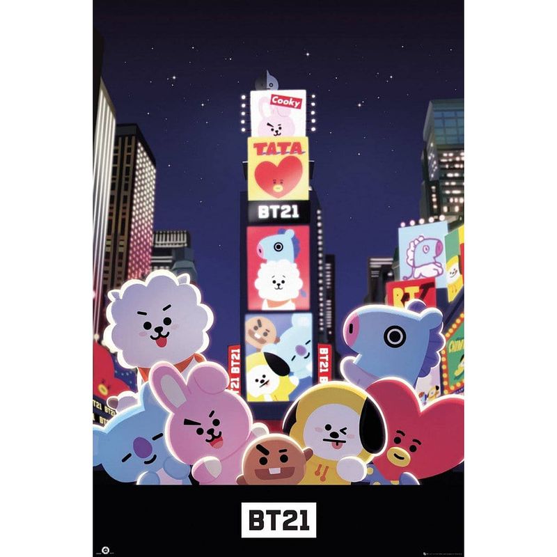 Foto van Gbeye bt21 times square poster 61x91,5cm