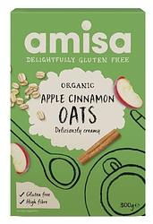 Foto van Amisa pure porridge oats apple & cinnamon spice