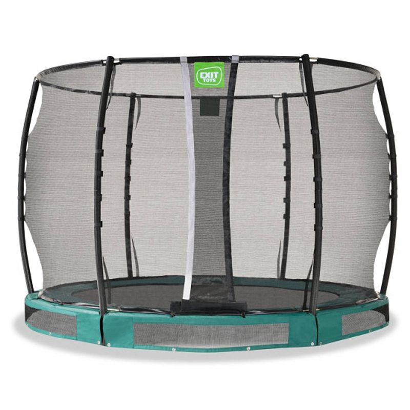 Foto van Exit allure premium inground trampoline ø305cm - groen