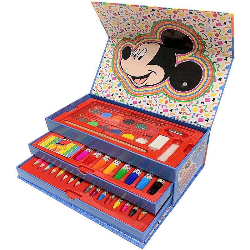 Foto van Disney mickey mouse kleurset 42-delig kleurdoos met lade