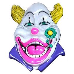 Foto van Clown wanddecoratie 60 cm wit - feestdecoratieborden