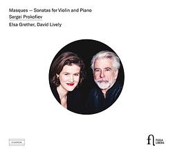 Foto van Masques - sonatas for violin and piano - cd (5400439007499)