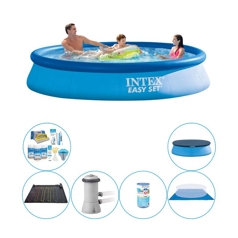 Foto van Intex easy set rond 366x76 cm - zwembad plus accessoires