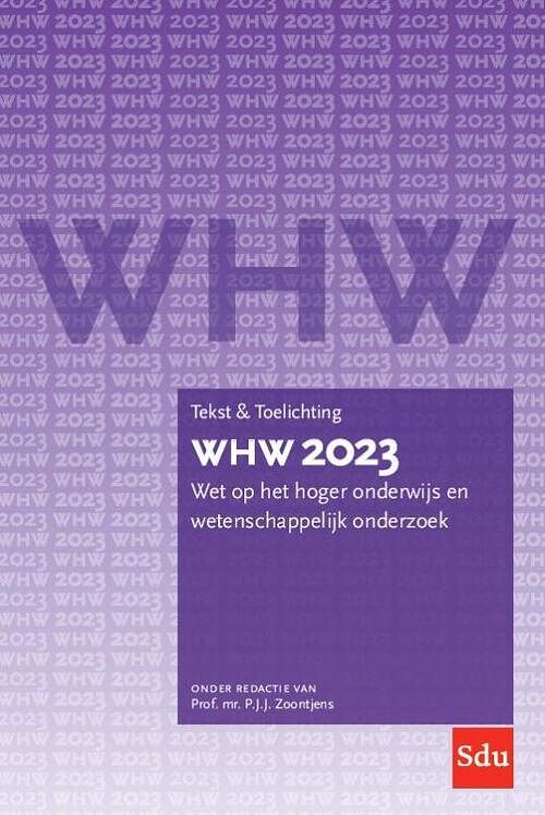 Foto van Whw 2023 tekst & toelichting - p.j.j. zoontjens - paperback (9789012409193)