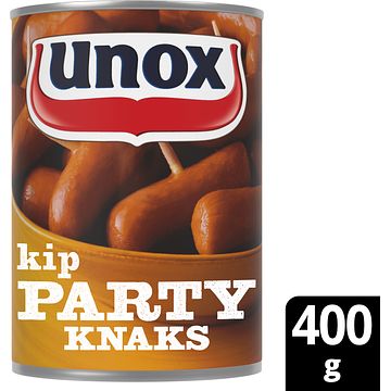 Foto van Unox knakworsten kip party knaks 400g bij jumbo