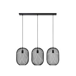 Foto van Light & living - hanglamp reilley - 101x29x120 - zwart