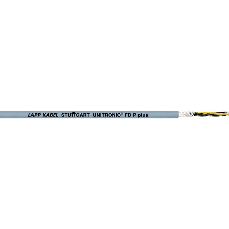 Foto van Lapp 28674-500 geleiderkettingkabel unitronic® fd p plus 18 x 0.34 mm² grijs 500 m