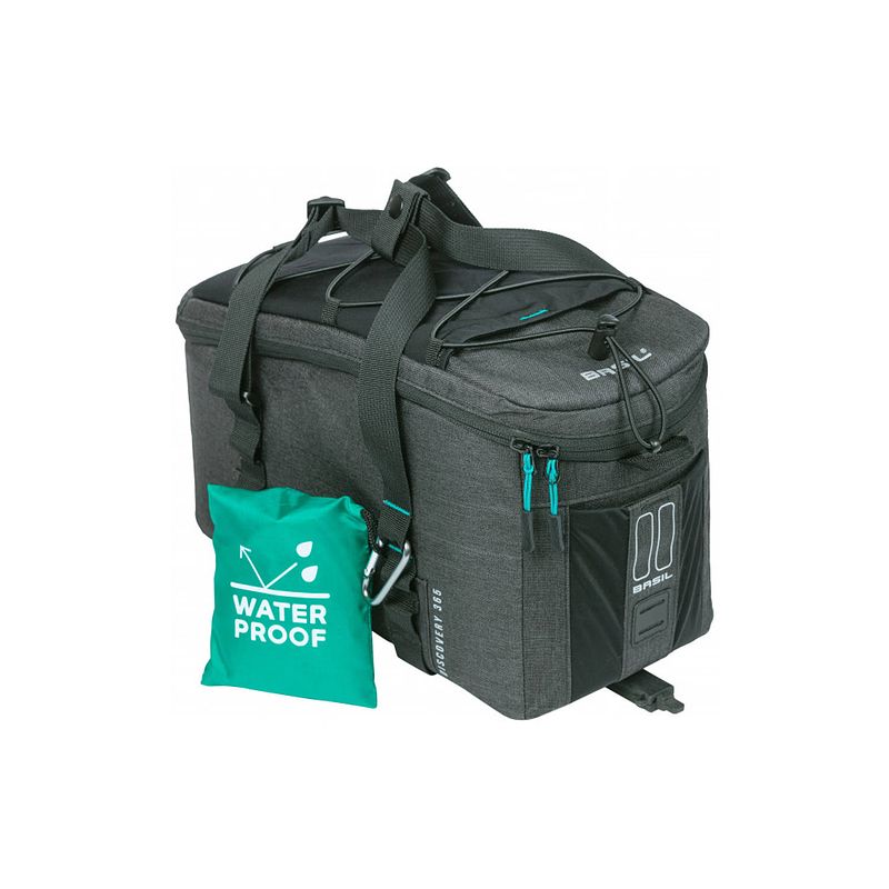 Foto van Basil discovery 365d tas voor bagagedrager m mik 9l zwart