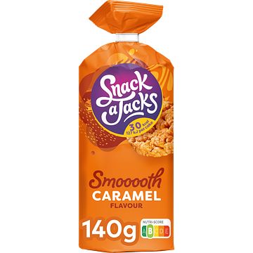 Foto van Snack a jacks rijstwafels smooth caramel 140g bij jumbo