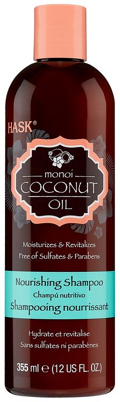 Foto van Hask monoi coconut oil nourishing shampoo