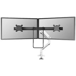 Foto van Neomounts ds75s-950wh2 monitor-tafelbeugel 2-voudig 43,2 cm (17) - 68,6 cm (27) kantelbaar, roteerbaar, zwenkbaar, in hoogte verstelbaar
