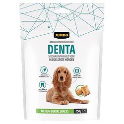 Foto van Jumbo aanvullend diervoeder denta medium dental snacks 150g