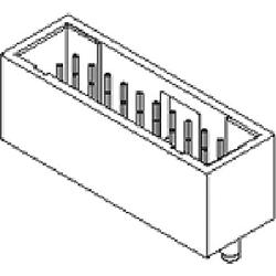 Foto van Molex 713491037 male header (standaard) totaal aantal polen 10 rastermaat: 2.54 mm 1 stuk(s) tube