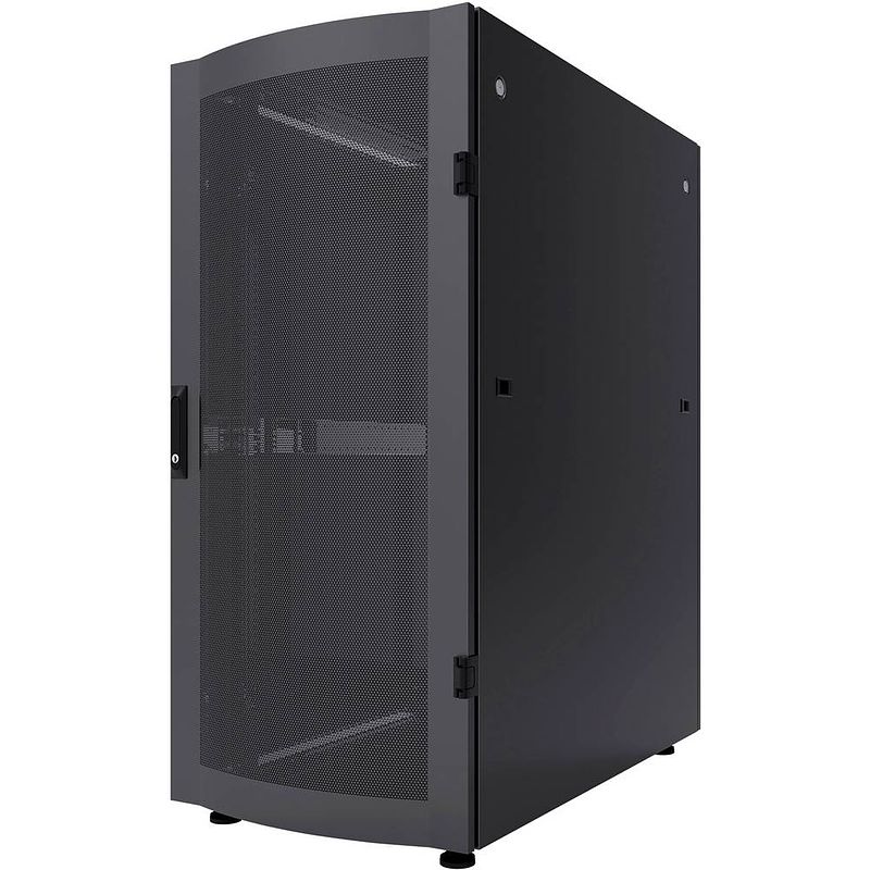 Foto van Intellinet 713696 19 inch serverkast (b x h x d) 600 x 1766 x 1200 mm 36 he zwart (ral 9005)