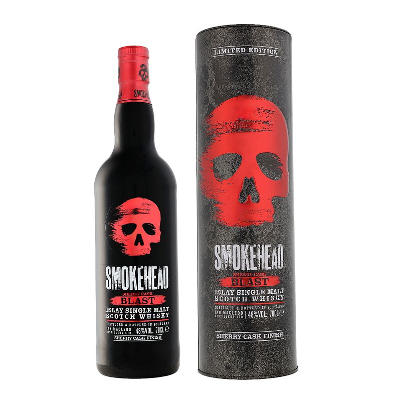 Foto van Smokehead sherry cask blast 70cl whisky + giftbox