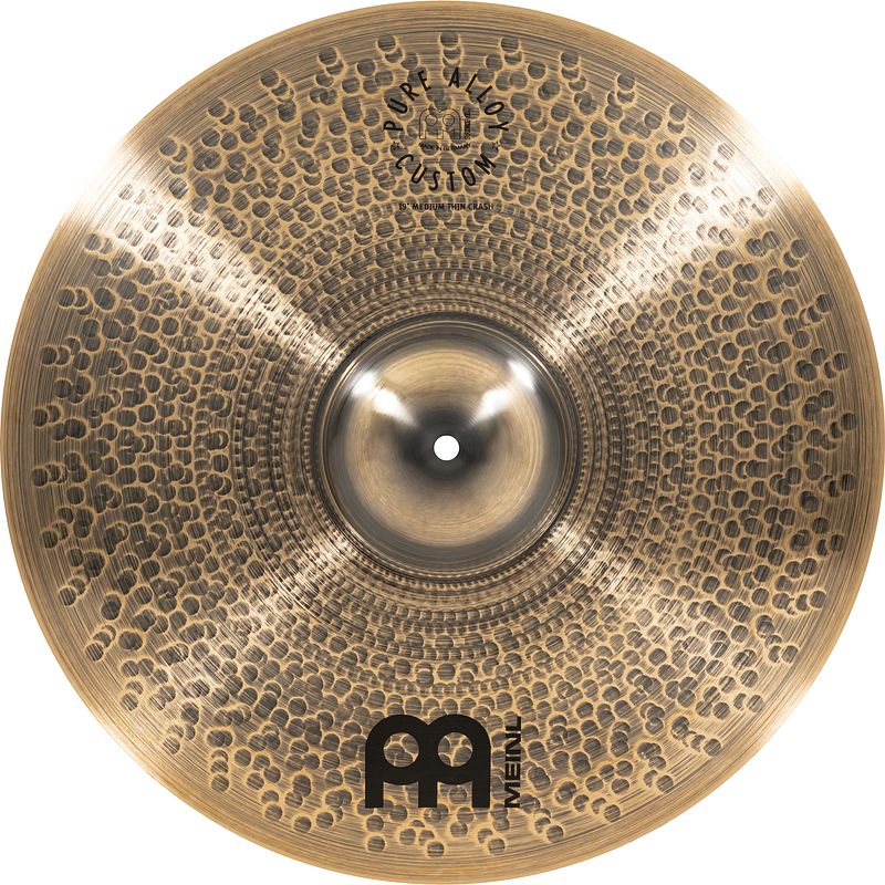 Foto van Meinl pac19mtc pure alloy custom medium thin crash 19 inch