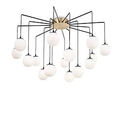 Foto van Ideal lux - rhapsody - hanglamp - metaal - g9 - zwart