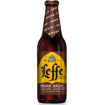 Foto van Leffe bruin belgisch abdijbier fles 30cl bij jumbo