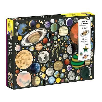 Foto van Zero gravity 1000 piece puzzle with shaped pieces - puzzel;puzzel (9780735357006)