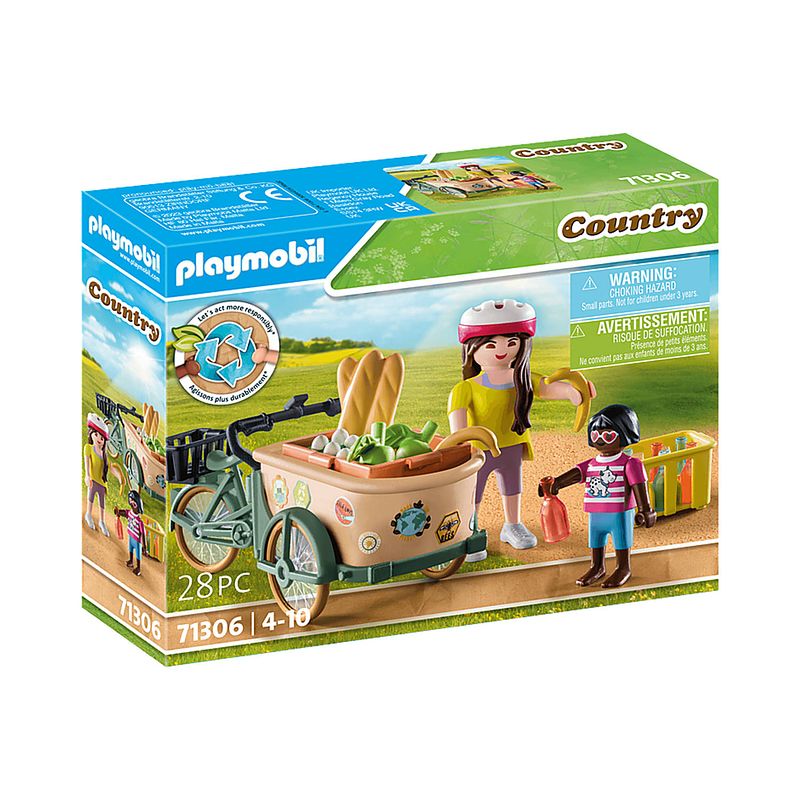 Foto van Playmobil country farmers cargo bike
