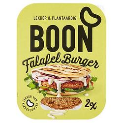 Foto van Boon lekker & plantaardig falafel burger 2 stuks 180g bij jumbo