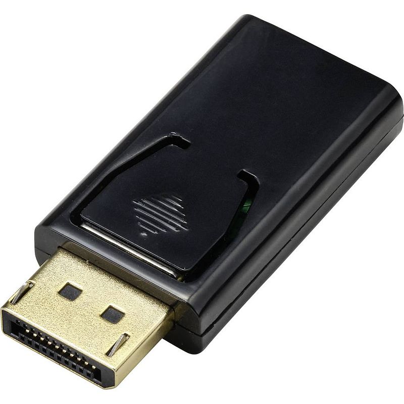 Foto van Renkforce rf-4746622 hdmi / displayport adapter [1x displayport stekker - 1x hdmi-bus] zwart