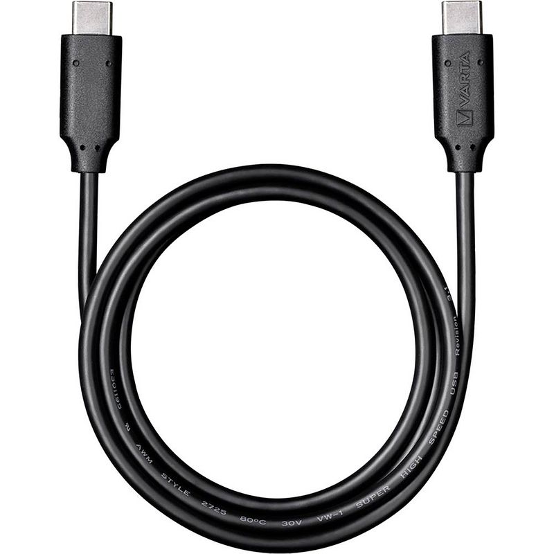 Foto van Varta charge & sync cable usb type c 57947101401 laadkabel