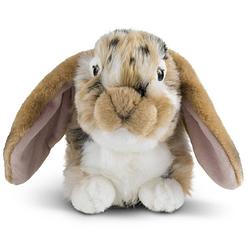 Foto van Living nature knuffel dutch lop eared rabbit brown 30 cm