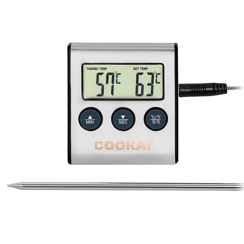 Foto van Digitale thermometer en timer - cookai