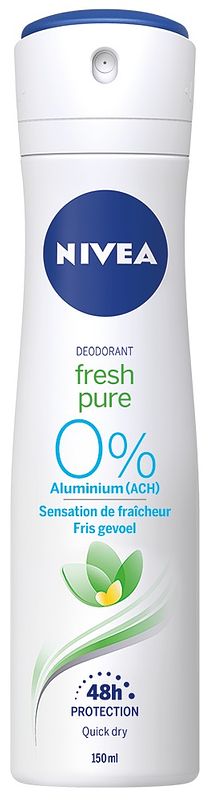 Foto van Nivea fresh pure deodorant spray