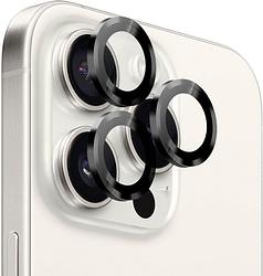 Foto van Bluebuilt apple iphone 15 pro/15 pro max camera lens protector aluminium