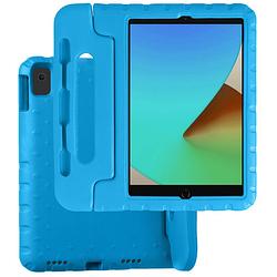 Foto van Basey ipad 10.2 2020 hoesje kinder hoes shockproof cover - kindvriendelijke ipad 10.2 2020 hoes kids case - blauw