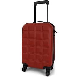 Foto van Norlander squared handbagagekoffer 37l - reiskoffer trolley - eco rpet - rood