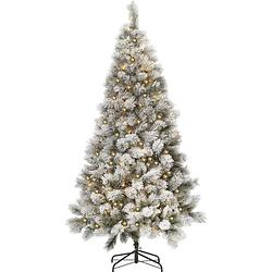 Foto van Royal christmas® kunstkerstboom chicago 180 cm met sneeuw inclusief led-verlichting