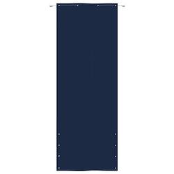 Foto van The living store balkonscherm - blauw oxford stof - 80x240 cm - waterbestendig