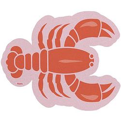 Foto van Fisura placemat lobster 50 x 40 cm pvc roze/rood