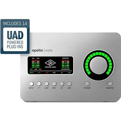 Foto van Universal audio apollo solo heritage edition thunderbolt 3 audio interface