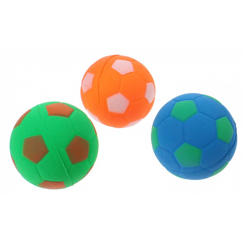 Foto van Johntoy stuiterballen high bounce 3-delig 4,5 cm