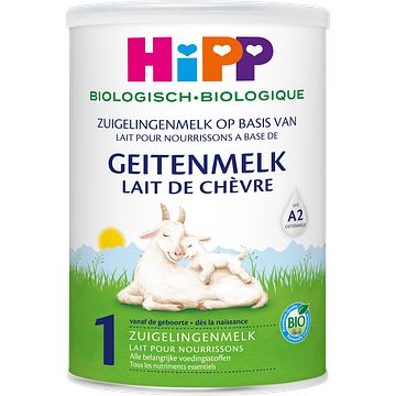 Foto van Hipp biologisch zuigelingenmelk op basis van geitenmelk 1 vanaf de geboorte 400g bij jumbo