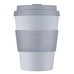Foto van Ecoffee cup glittertind pla - koffiebeker to go 350 ml - lila siliconen